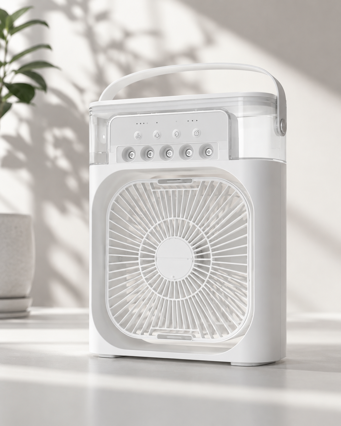 COLDIX™ – Przenośny Klimator Powietrza z Nawilżaczem i Lampką LED USB
